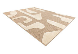 RugsX Spark 0696A Beige / Cream Carpet - Geometric, Sisal, Structural  200X290 Cm - thumbnail 3
