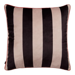 Laurence Llewelyn-Bowen Festivo Ornamental Tile Print Velvet Black Filled Cushion - thumbnail 3