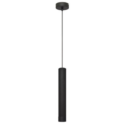 Luminosa Lighting Luminosa Tuba Slim Pendant Ceiling Light Black 10Cm - image 1