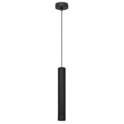 Luminosa Lighting Luminosa Tuba Slim Pendant Ceiling Light Black 10Cm - thumbnail 1