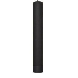 Luminosa Lighting Luminosa Tuba Slim Pendant Ceiling Light Black 10Cm - thumbnail 3