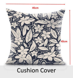 Luxury Living Blossom Outdoor Water-Repellant Cushion - Blue - Set Of 4 - thumbnail 5