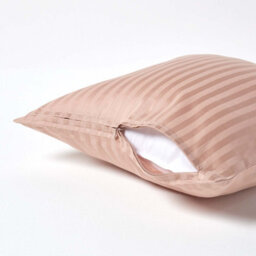 Homescapes Taupe Beige Continental Egyptian Cotton Pillowcase 330 Tc, 40 X 40 Cm - thumbnail 3