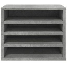 Walplus Desk Organiser Concrete Grey 36X26X29.5 Cm Engineered Wood - thumbnail 4