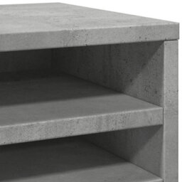 Walplus Desk Organiser Concrete Grey 36X26X29.5 Cm Engineered Wood - thumbnail 7