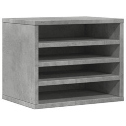 Walplus Desk Organiser Concrete Grey 36X26X29.5 Cm Engineered Wood - thumbnail 2