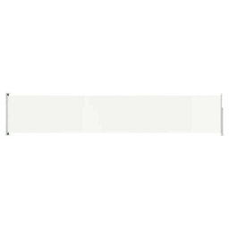 Walplus Patio Retractable Side Awning Garden Sun Shade Canopy Gazebo For Back Door, Porch, Patio 117X600 Cm Cream - thumbnail 2