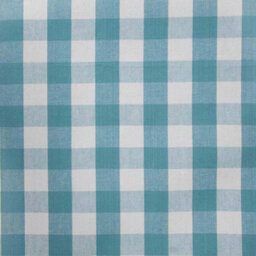 Homescapes Cotton Blue Block Check Gingham Eyelet Curtains 137 X 228 Cm - thumbnail 6