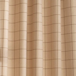 furn. Furn Ellis Check Room Darkening Eyelet Curtain Pair Natural (W)168Cm X (D)183Cm - thumbnail 4