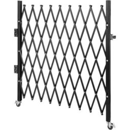 "Vevor Single Folding Security Gate, 75""w X 51.57""h Folding Door Gate, Steel Accordion Security Gate, Scissor Gate" - thumbnail 1