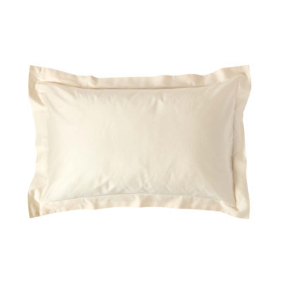 Homescapes Cream Organic Cotton Oxford Pillowcase 400 Tc - image 1