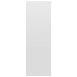 Berkfield Wall Shelf High Gloss White 104X20X58.5 Cm Engineered Wood - thumbnail 5