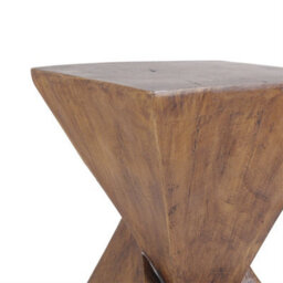 Table Teak Root Shape Stool Hand Carved Small Side Storage Coffee End Desk - thumbnail 6