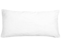 Wyld And Coco Microfibre Bed Pillow 40 X 80 Cm White - Soft High Profile Support For Stomach Back And Side Sleepers - thumbnail 1