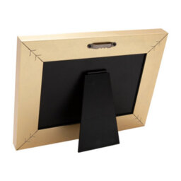 Happy Homewares 50Th Anniversary Picture Frame In Matte Black With Brushed Gold Trim - thumbnail 4