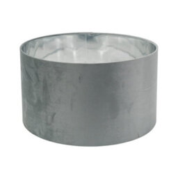 Valuelights Reni Grey Velvet & Silver Inner Drum Ceiling Lamp Shade (D)45Cm - thumbnail 7