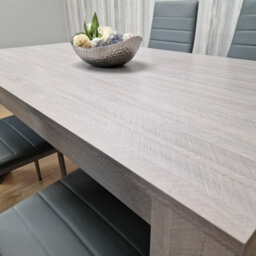 Kosy Koala Modern Grey Rectangle Dining Table Set With 4 Grey Chairs Dining Room Furniture - thumbnail 7