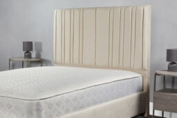Sloomy Olivia Bed Frame With Sprung Memory Foam Mattress- Cream Plush- Super King - thumbnail 3