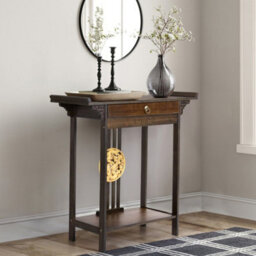 Fativo High Polish Narrow Console Table Hallway Table Entry Decor With Storage Drawer 82Cmh - thumbnail 8