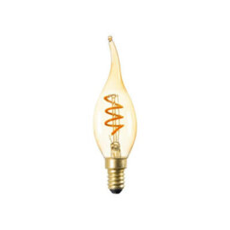 2.5 W Super Warm Spiral Led Candle Lamp 1 Piece - thumbnail 4