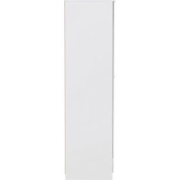 Seconique Denver 3 Door 2 Drawer Mirrored Wardrobe - White Gloss - thumbnail 6