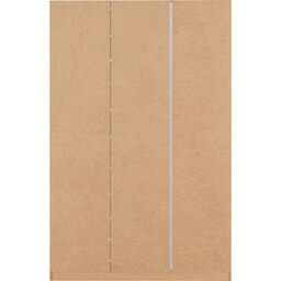 Seconique Denver 3 Door 2 Drawer Mirrored Wardrobe - White Gloss - thumbnail 5