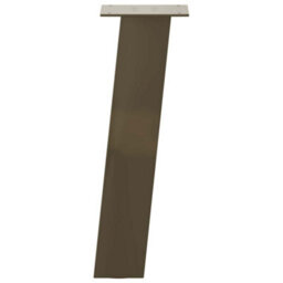 Berkfield Coffee Table Legs 4 Pcs Natural Steel 30 Cm Steel - thumbnail 5