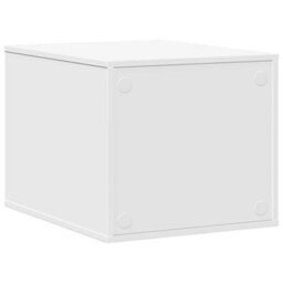 Walplus White Cat Litter Box Enclosure 47X59X42 Cm Engineered Wood - thumbnail 6