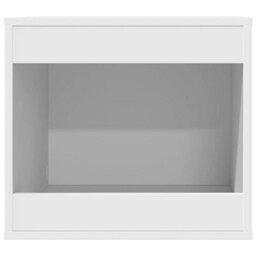 Walplus White Cat Litter Box Enclosure 47X59X42 Cm Engineered Wood - thumbnail 4