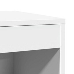 Walplus White Cat Litter Box Enclosure 47X59X42 Cm Engineered Wood - thumbnail 7