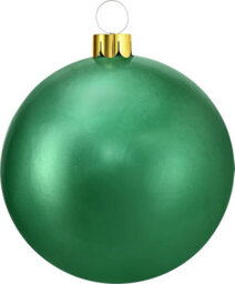 Urbn-Living Urbnliving Diameter 45Cm Green Inflatable Christmas Bauble Ball Decoration Xmas Tree Outdoor Hanging Ornaments - thumbnail 2