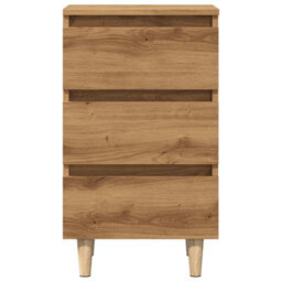 Berkfield Bedside Cabinet Artisan Oak 40X35X69 Cm Engineered Wood - thumbnail 4