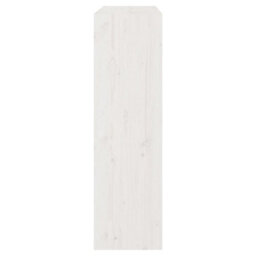 Berkfield Book Cabinet/room Divider White 80X30X103.5 Cm Solid Wood Pine - thumbnail 6