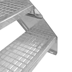 MonsterShop Height Adjustable Metal Staircase 11 Steps - 900mm Wide - thumbnail 6