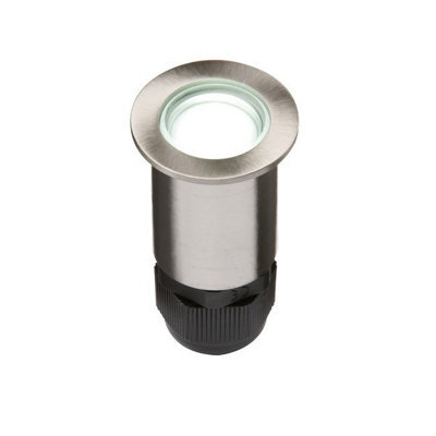 Luminosa Lighting Luminosa 24V Small Stainless Steel Ground Fitting 4 X White Led, Ip67