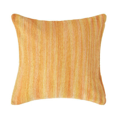 Homescapes Cotton Chenille Tie Dye Orange Cushion Cover, 60 X 60 Cm - image 1