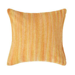Homescapes Cotton Chenille Tie Dye Orange Cushion Cover, 60 X 60 Cm - thumbnail 1