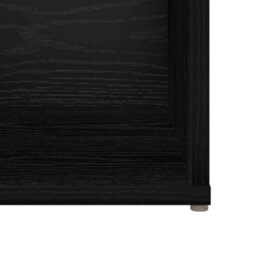 Berkfield Tv Cabinet 3 Pcs Black Oak Engineered Wood - thumbnail 7