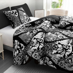 Pamposh Double Duvet Set Premium Brushed Microfiber Duvet Cover Double Ultrasoft Hypoallergenic With Zipper Closure - thumbnail 2