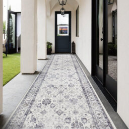 Ameha Serene Cashmere Rug-Soft Pile 80X300Cm- Luxury Comfort For Hallway Runner Floral Pattern Kitchen Extra Large Area Rug - thumbnail 3