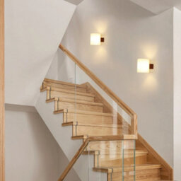 Indoor Wall Light Wood Wall Lamp 3000K 4500K 6500K Glass Wall Lamp Bedroom - thumbnail 7