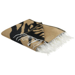 Beliani Blanket Kudiya 130 X 170 Cm Beige - thumbnail 1
