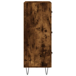 Berkfield Modern Sideboard Smoked Oak 34.5X34X90 Cm Engineered Wood - thumbnail 7