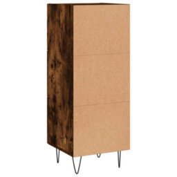 Berkfield Modern Sideboard Smoked Oak 34.5X34X90 Cm Engineered Wood - thumbnail 8
