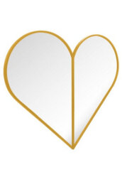 Mirroroutlet The Corde Gold Metal Framed Heart Shaped Mirror 180Cm X 180Cm - thumbnail 5