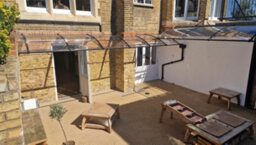 Canofix UK Canofix Canopy Protecting Solar Inverters And Batteries (Black Bracket - Clear Sheet) - thumbnail 6
