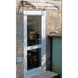 Canofix UK Canofix Canopy Protecting Solar Inverters And Batteries (Black Bracket - Clear Sheet) - thumbnail 1