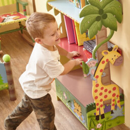 Fantasy Fields By Teamson Kids  Large Sunny Safari Kids Bookshelf Bookcase Toy Organiser Storage With Drawers W-8268A - thumbnail 8