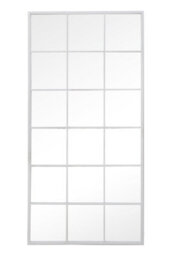 Mirroroutlet The Fenestra White Modern Window Leaner / Wall Mirror 174Cm X 85Cm - thumbnail 2