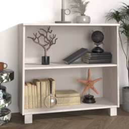 Walplus Sideboard Hamar White 85X35X80 Cm Solid Wood Pine - thumbnail 1